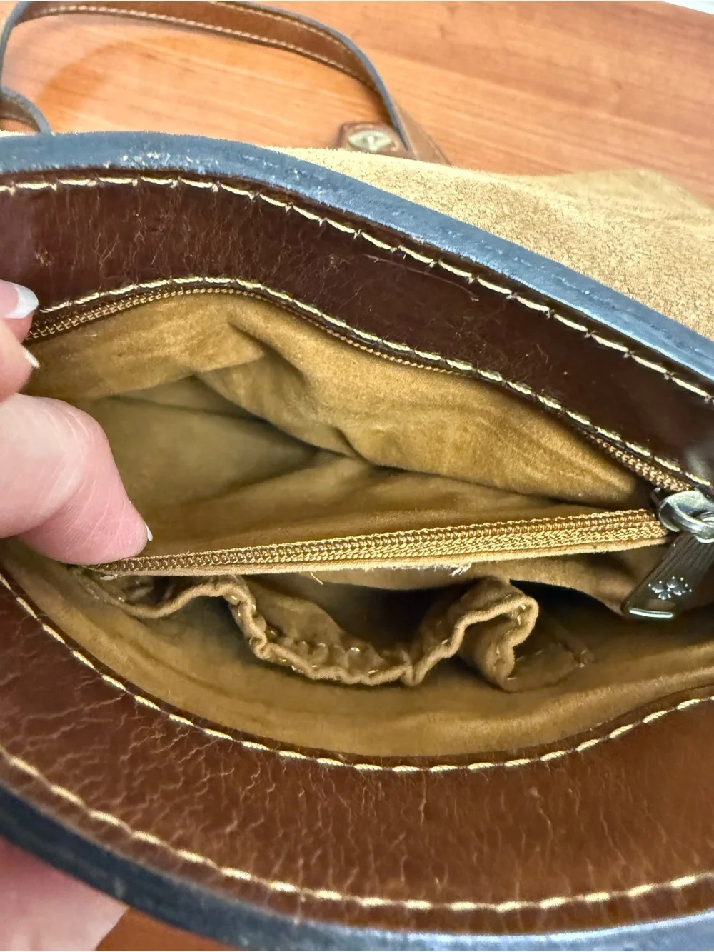 Patricia Nash Brown Leather Messenger Crossbody